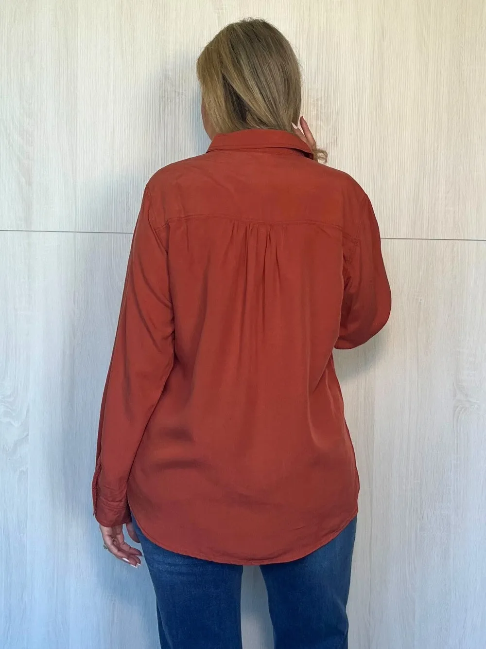 Hailey Chic Shirt - Fig sold by RC & Co product image thumbnail 5