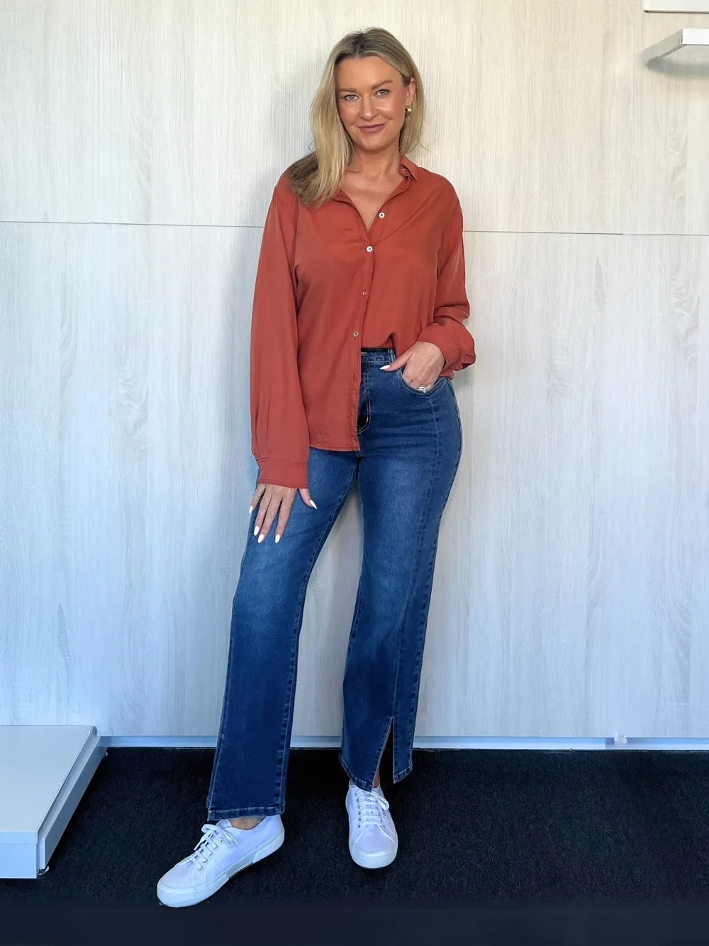 Hailey Chic Shirt - Fig sold by RC & Co product image thumbnail 4