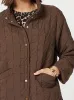 Monet Quilted Jacket - Chocolate sold by RC & Co