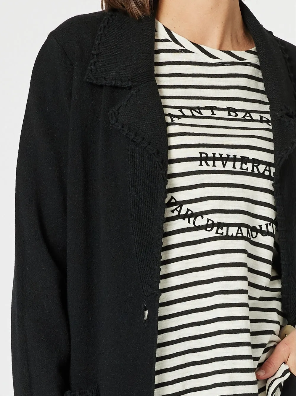 Cosy Coatigan - Black sold by RC & Co product image thumbnail 3