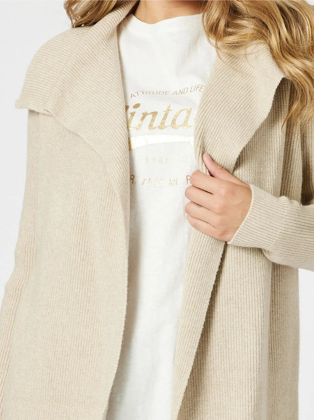 Ava Rib Cardigan - Natural sold by RC & Co product image thumbnail 4