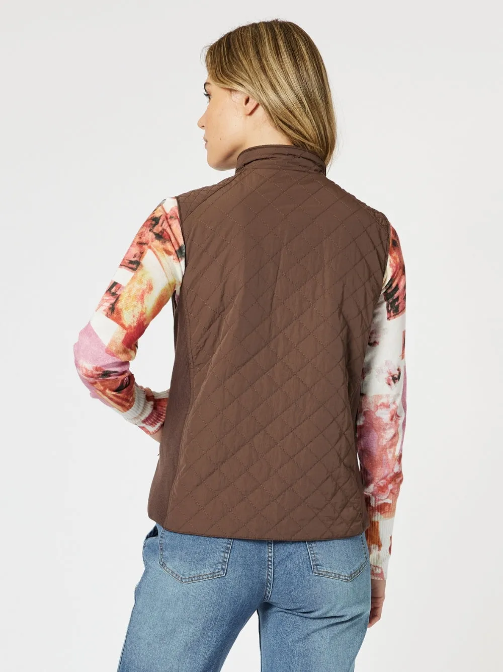 Brighton Puffer Vest - Chocolate sold by RC & Co product image thumbnail 3
