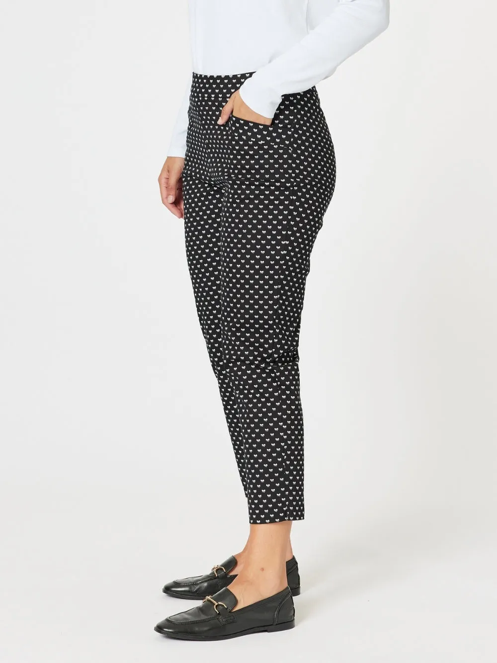 Pretty Bow Pant - Black/White sold by RC & Co product image thumbnail 5