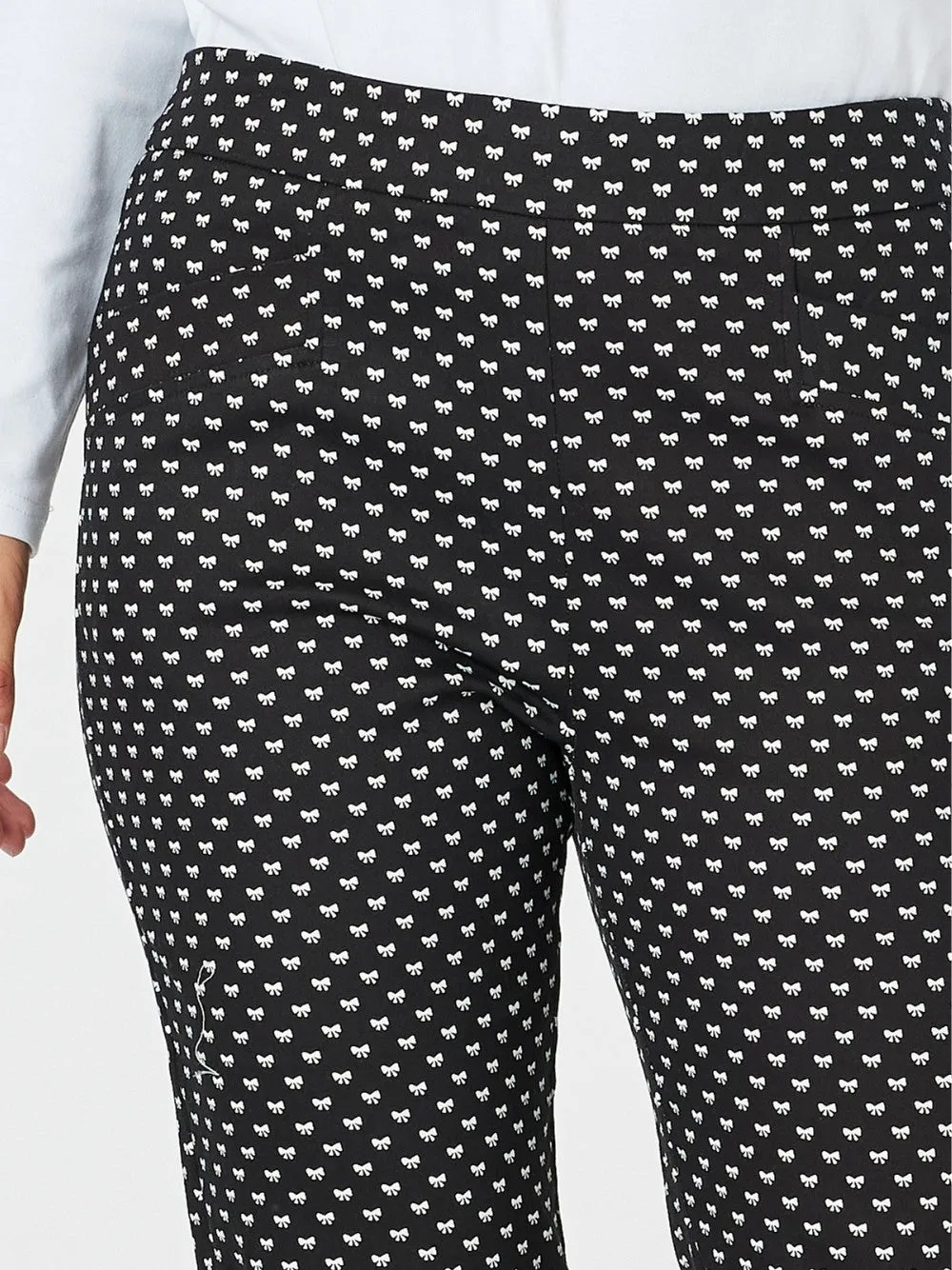 Pretty Bow Pant - Black/White sold by RC & Co product image thumbnail 4