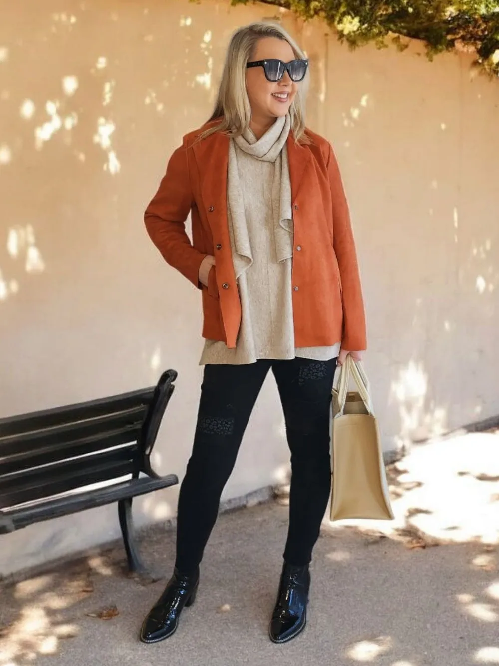 Remy Knit With Scarf - Natural sold by RC & Co product image thumbnail 4