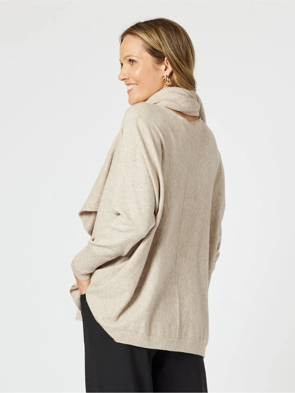 Remy Knit With Scarf - Natural sold by RC & Co product image thumbnail 5