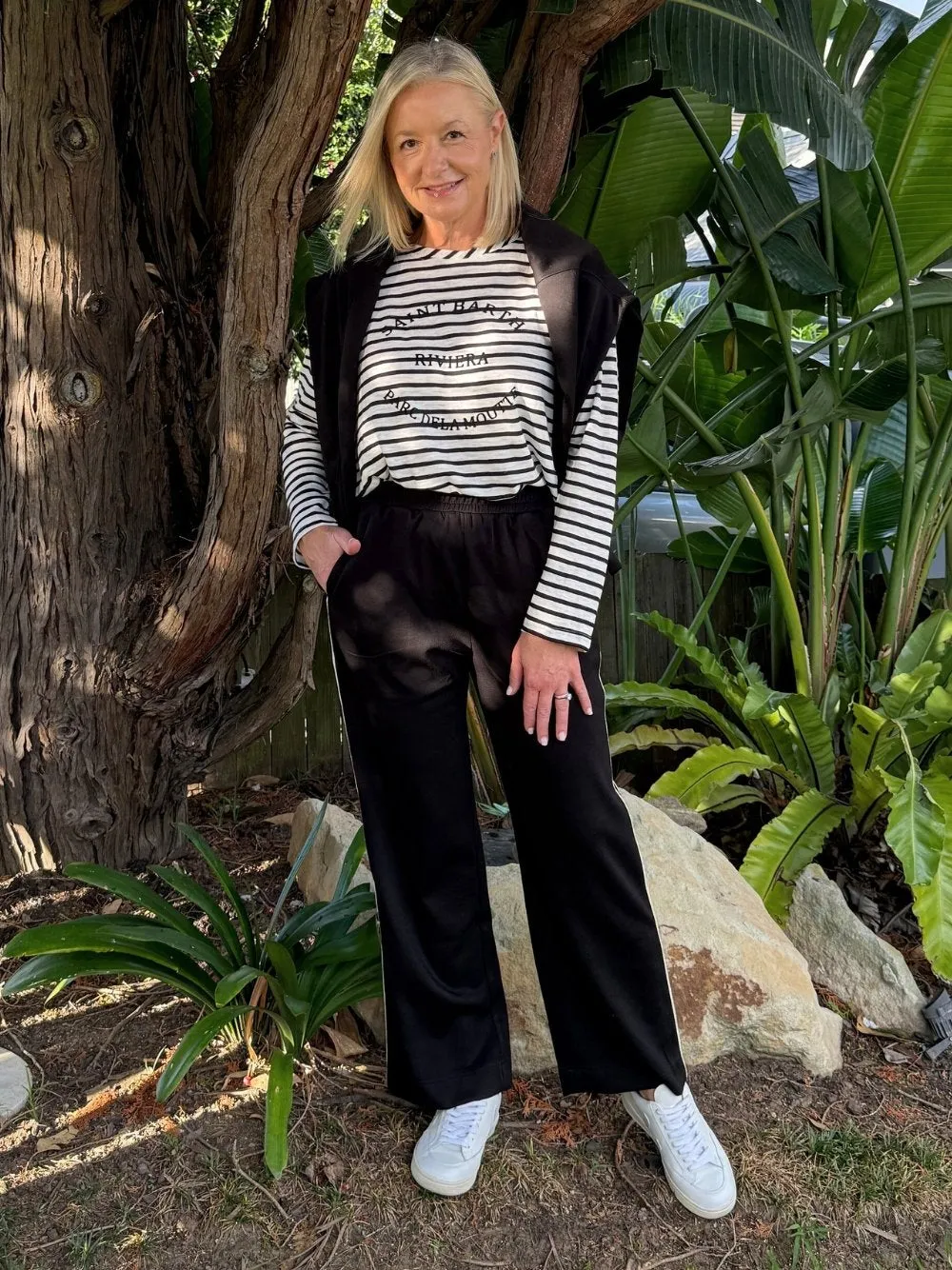 Urban Stripe Pant - Black sold by RC & Co product image thumbnail 2