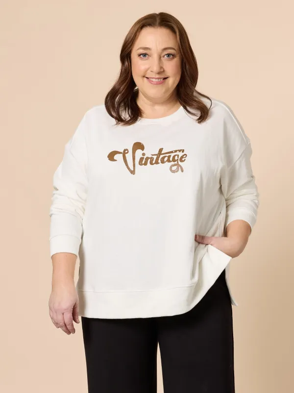 Vintage Sweatshirt - White sold by RC & Co