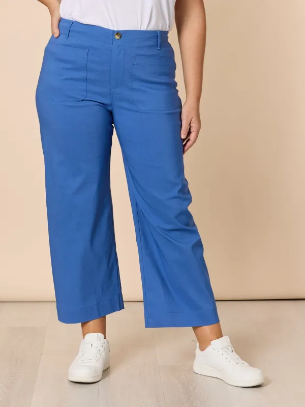 Marine Wide Leg Pant - Blue sold by RC & Co