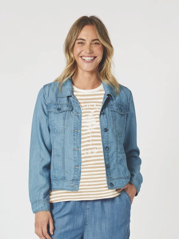 Sandie Denim Jacket - Denim sold by RC & Co