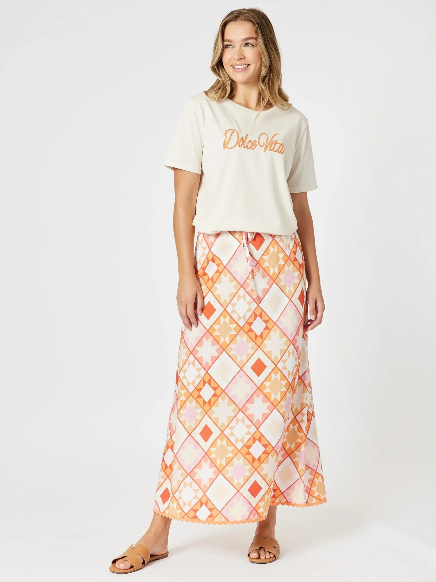 Dolce Vita Tee - Natural sold by RC & Co product image thumbnail 2