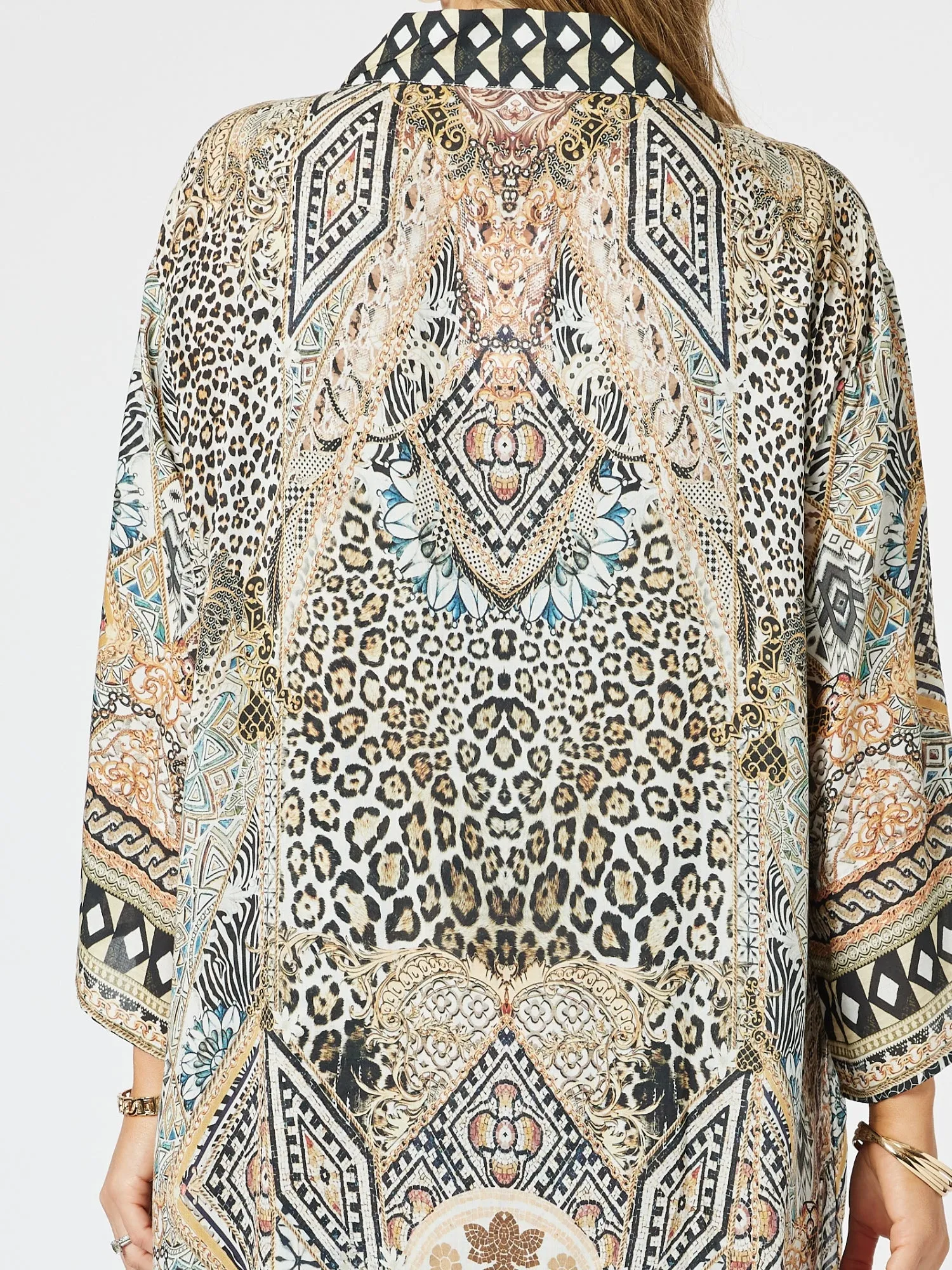 Emerson Animal Print Kimono - Animal sold by RC & Co product image thumbnail 3