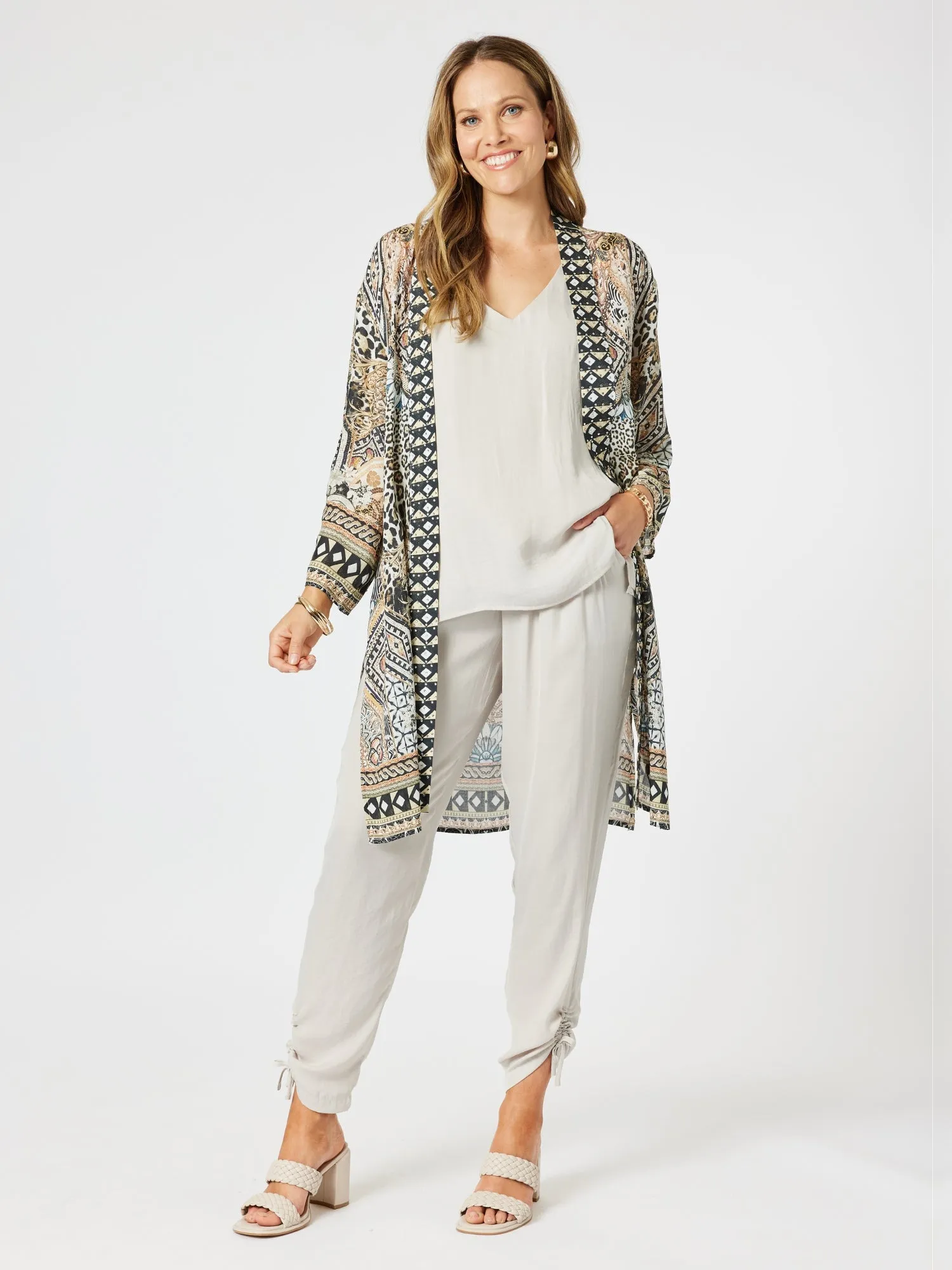 Emerson Animal Print Kimono - Animal sold by RC & Co product image thumbnail 2