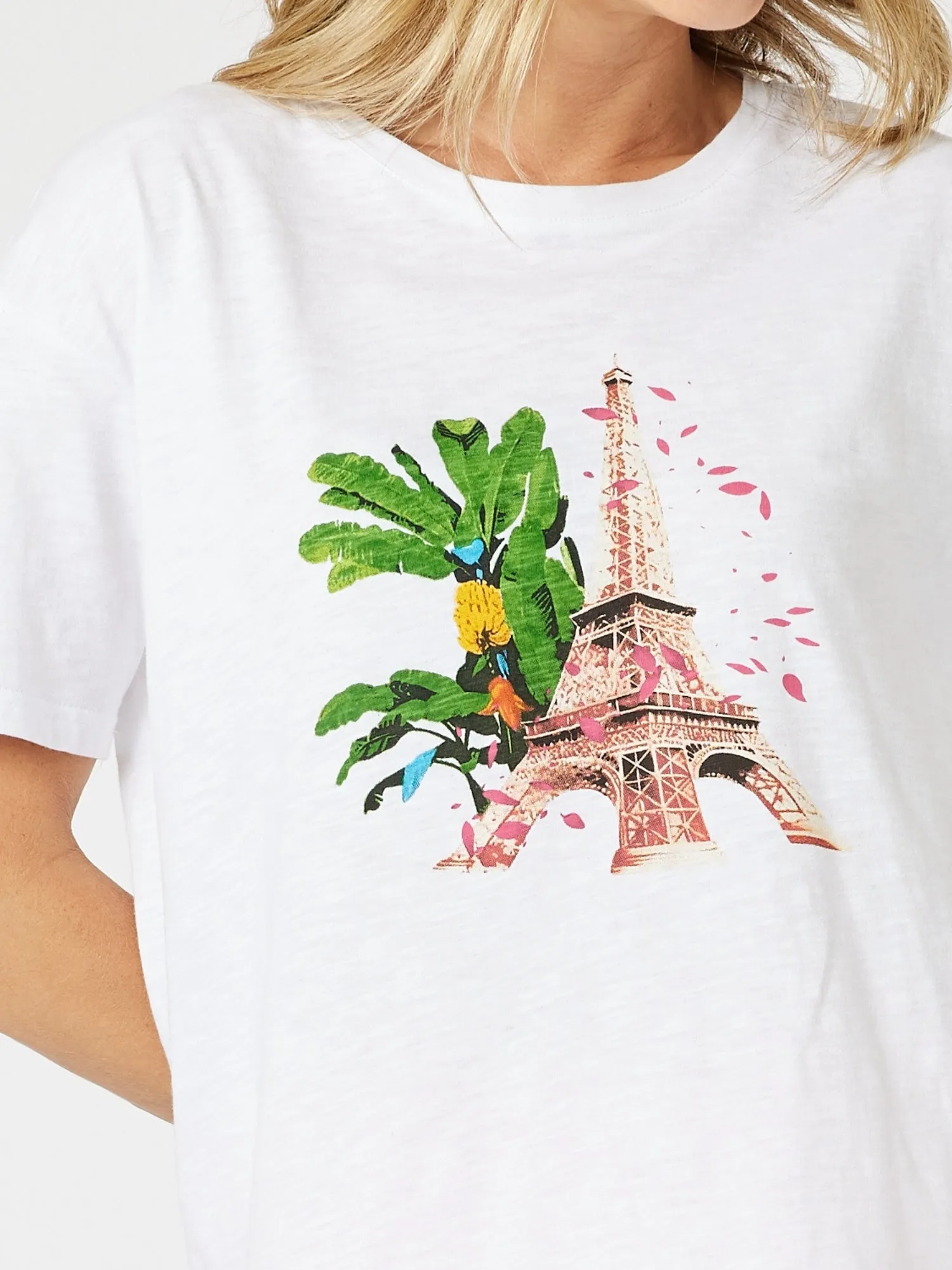 Parisian Print Tee - White sold by RC & Co product image thumbnail 4