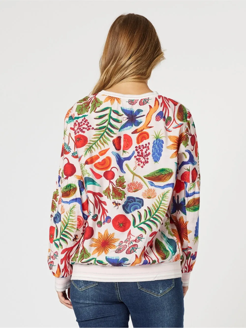 Rio Floral Print Top - Multi sold by RC & Co product image thumbnail 3