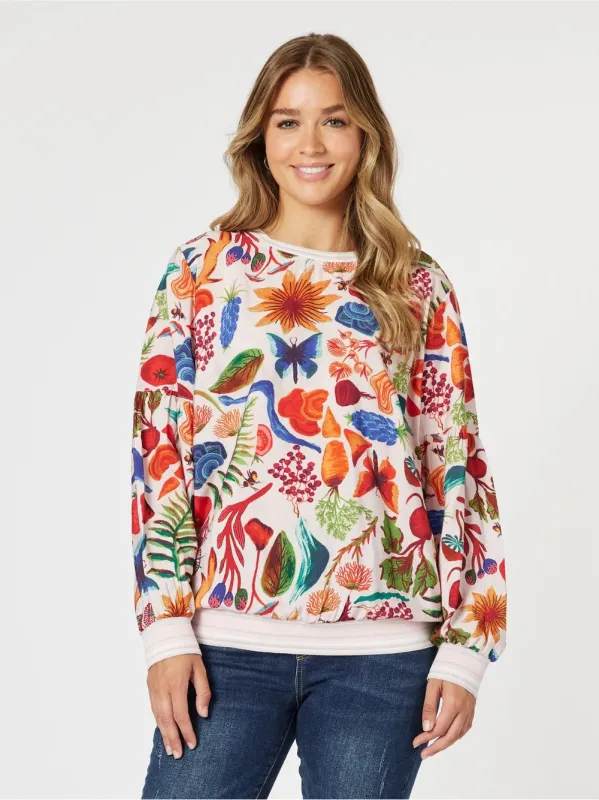 Rio Floral Print Top - Multi sold by RC & Co