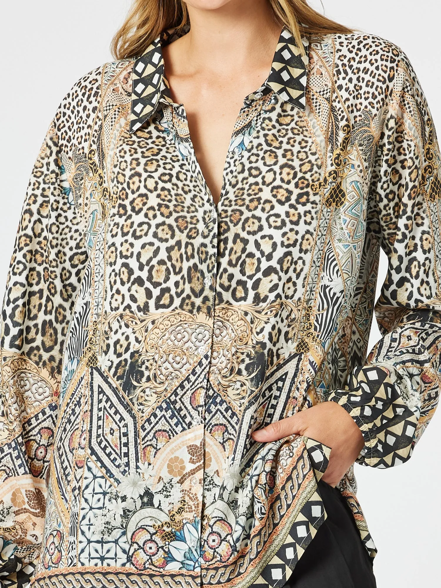 Emerson Animal Print Shirt - Animal sold by RC & Co product image thumbnail 3