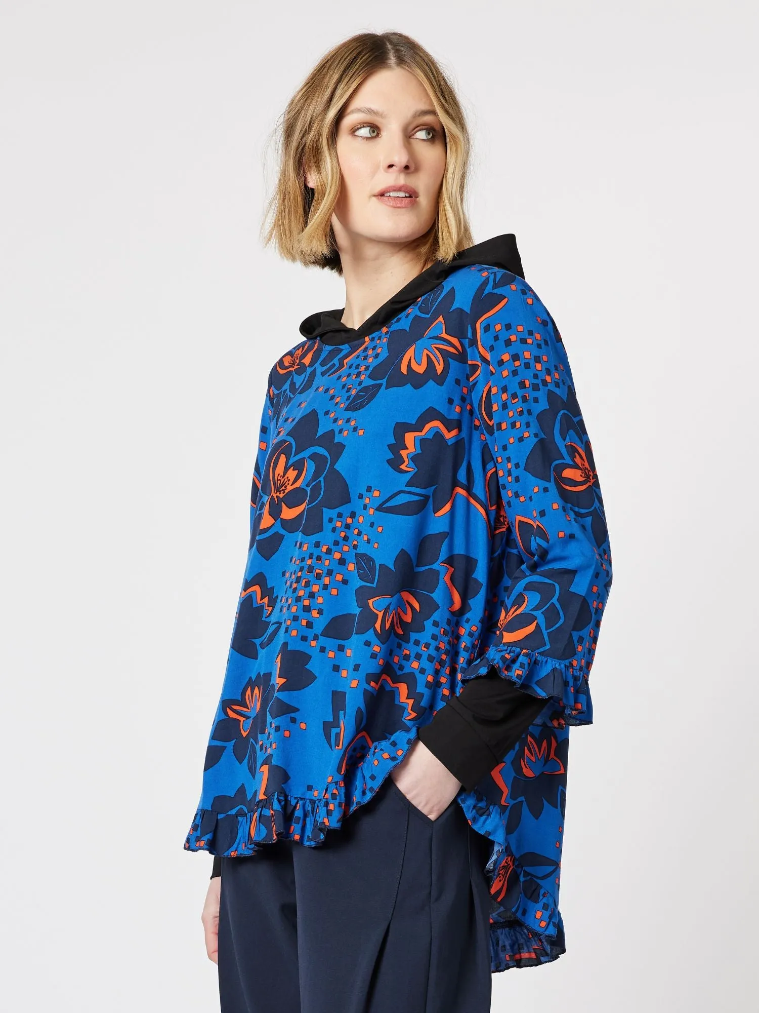 Products Katrina 3/4 Sleeve Top - Cobalt sold by RC & Co product image thumbnail 3