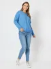 Valerie V-Neck Knit Jumper - Cornflower sold by RC & Co