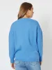 Valerie V-Neck Knit Jumper - Cornflower sold by RC & Co
