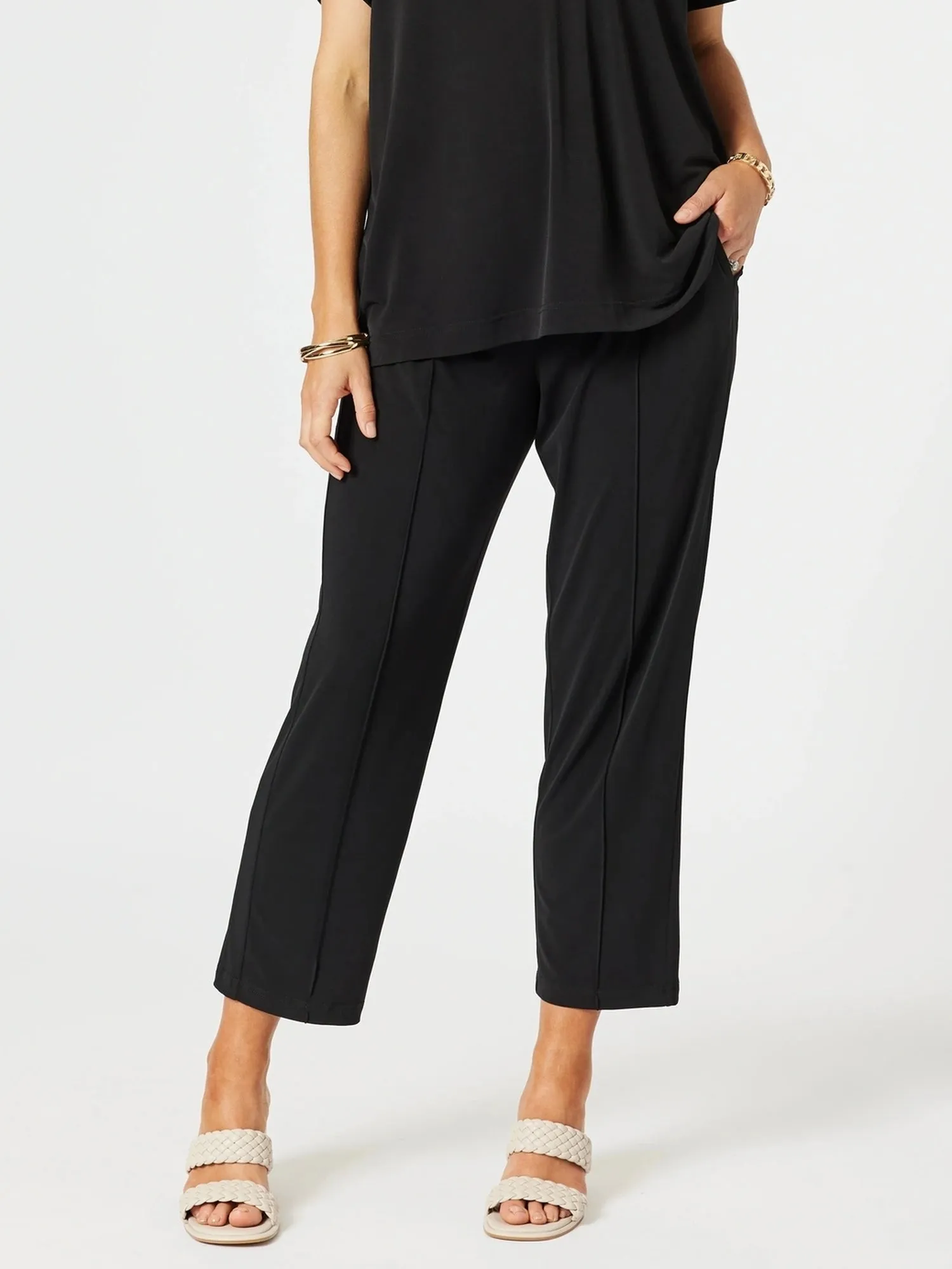 Maggie Travel Pant - Black sold by RC & Co
