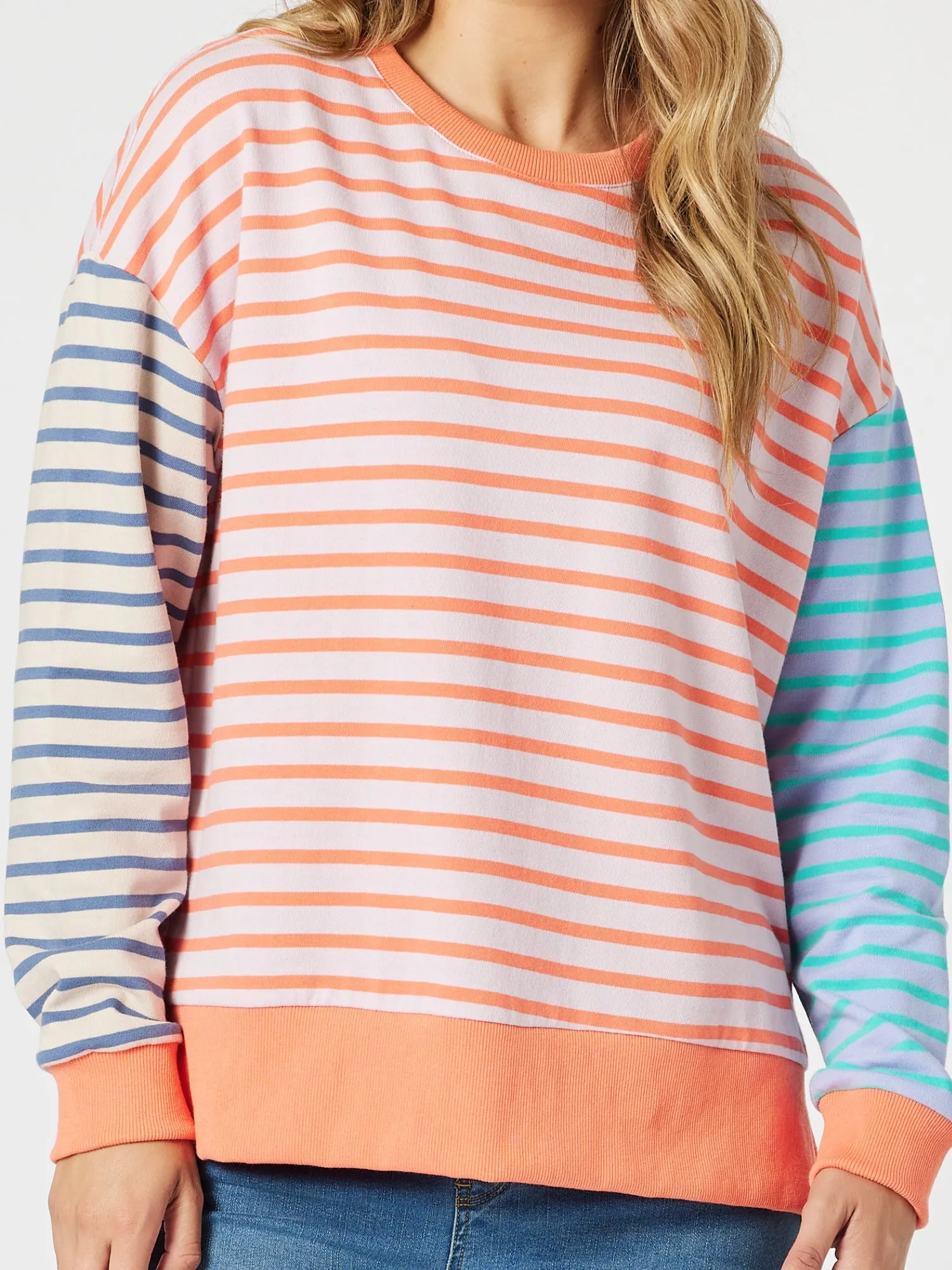 Maxwell Summer Stripe Print Sweat - Multi sold by RC & Co product image thumbnail 3