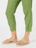 Sarah Linen Pleat Hem Pant - Basil sold by RC & Co