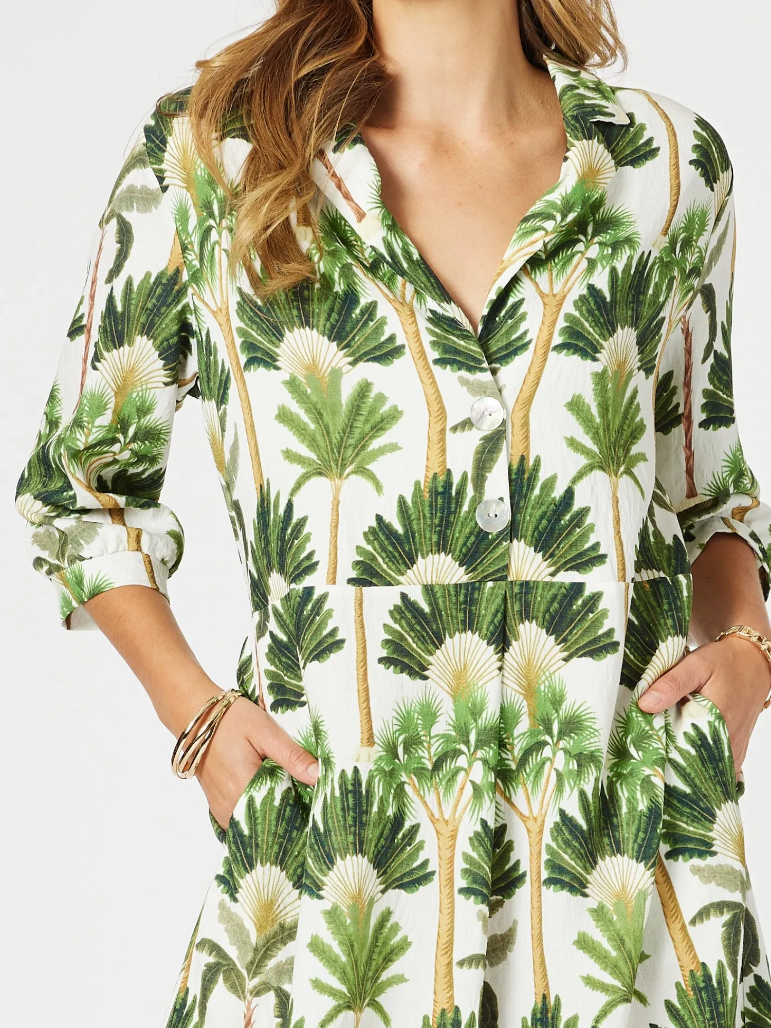 Amazon Print Dress - Green sold by RC & Co product image thumbnail 4
