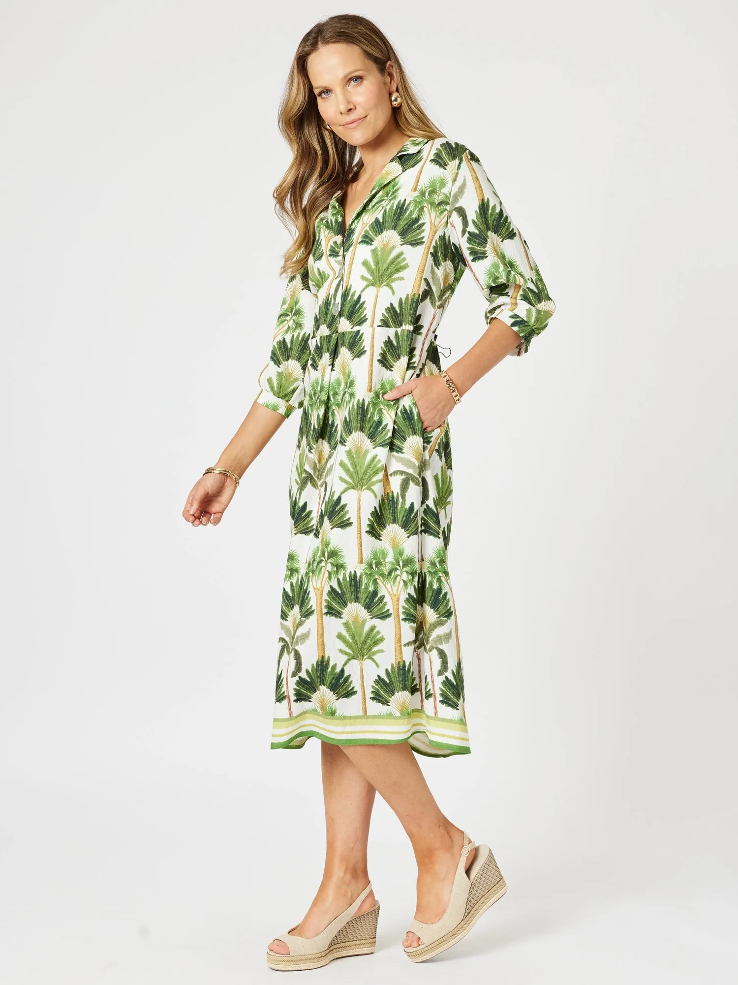 Amazon Print Dress - Green sold by RC & Co product image thumbnail 2