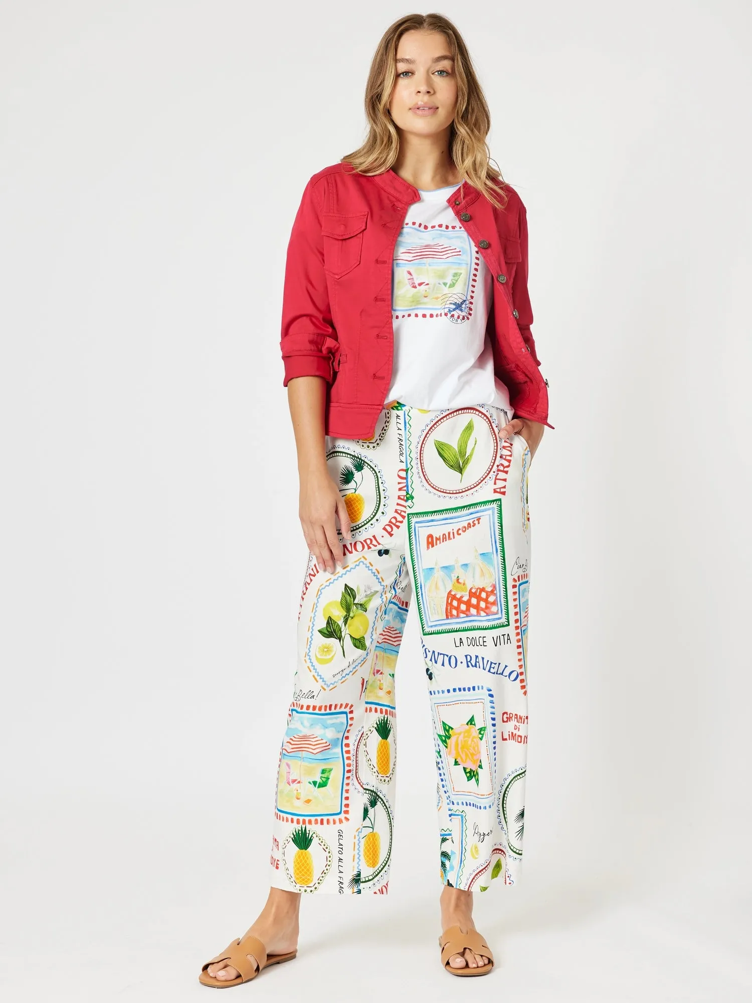 Amalfi Print Tee - White sold by RC & Co product image thumbnail 2