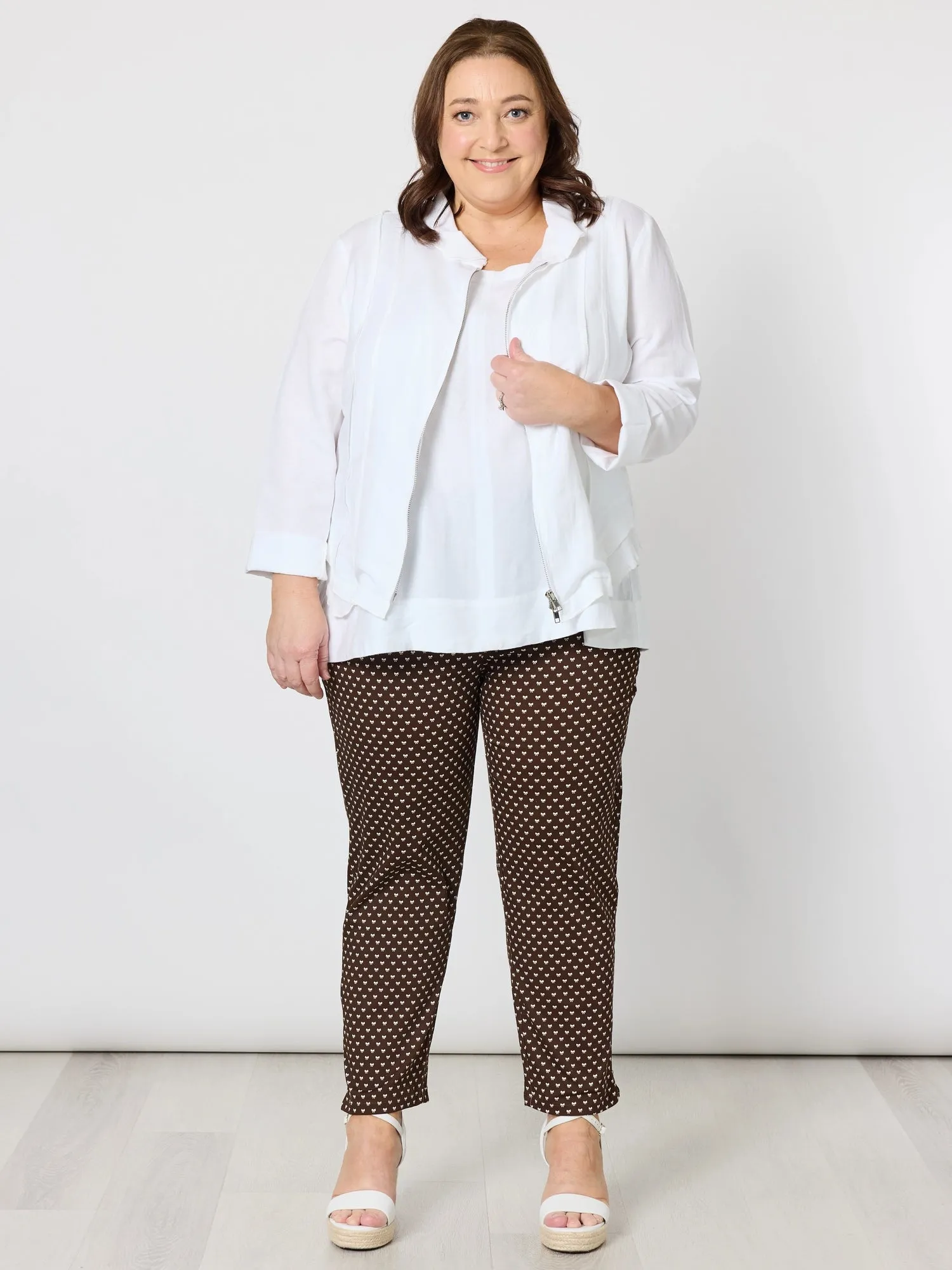 Lino Le Marais Jacket - White sold by RC & Co product image thumbnail 5