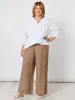 Lino Wide Leg Pant - Nutmeg sold by RC & Co