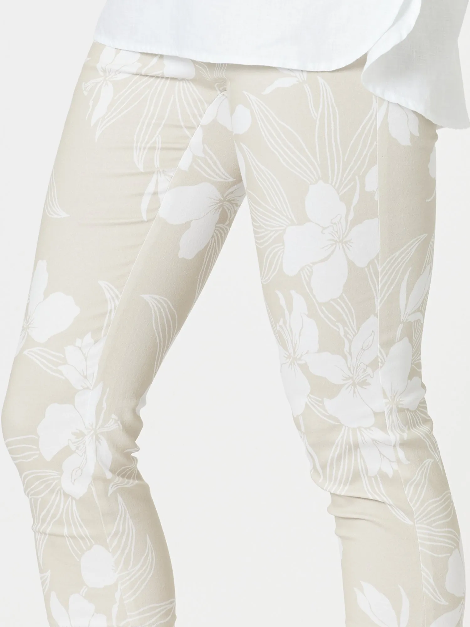 Morro Bay Floral Print Pant - Natural/White sold by RC & Co product image thumbnail 3
