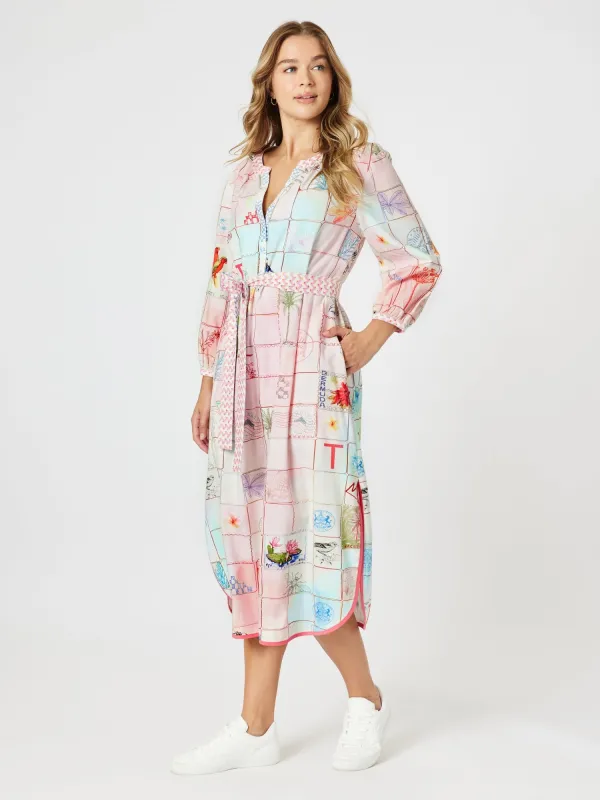 Capri Print Dress - Pastel Multi sold by RC & Co