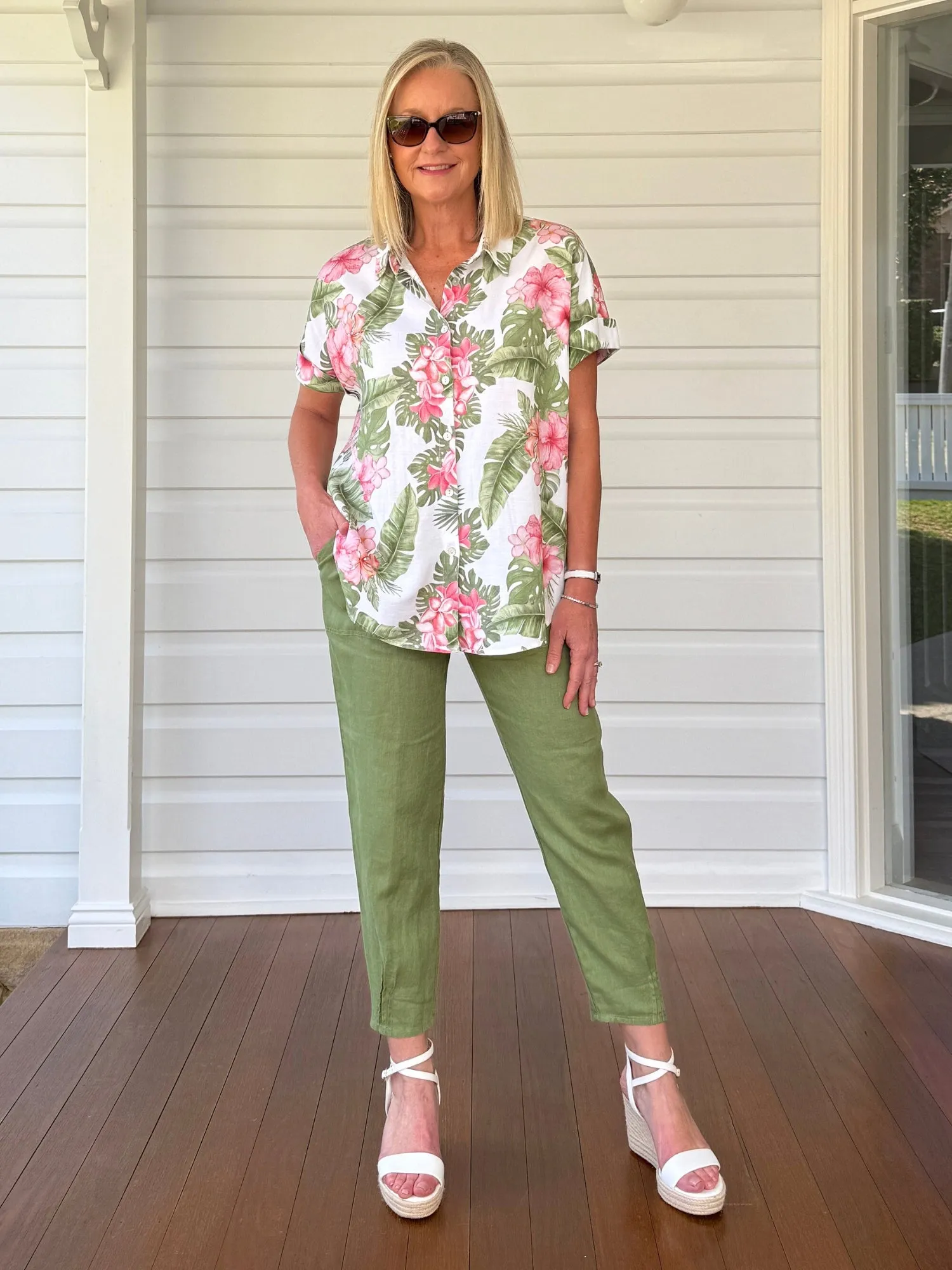 Caledonia Floral Print Shirt - Multi sold by RC & Co product image thumbnail 2