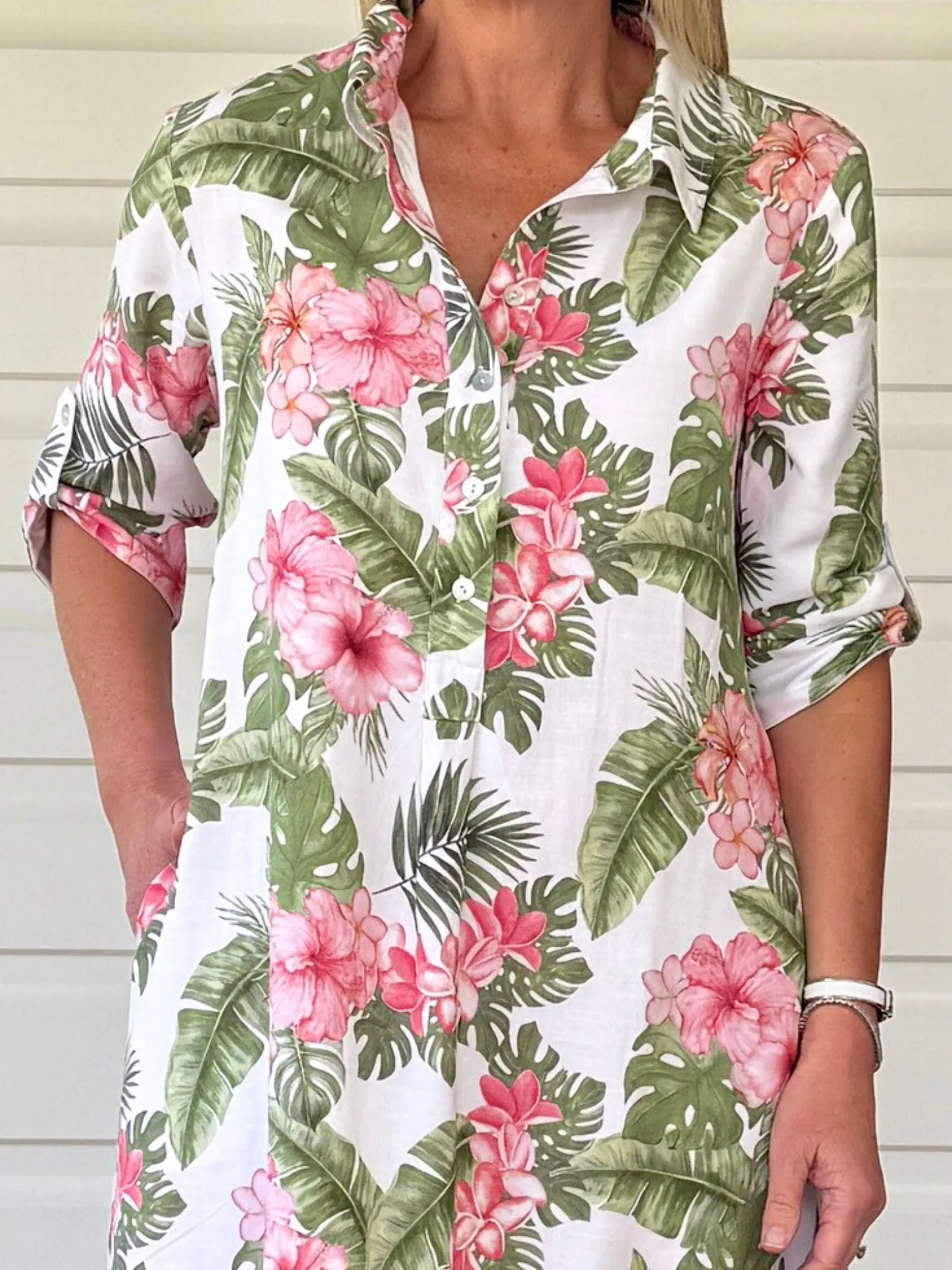 Caledonia Floral Print Dress - Multi sold by RC & Co product image thumbnail 3