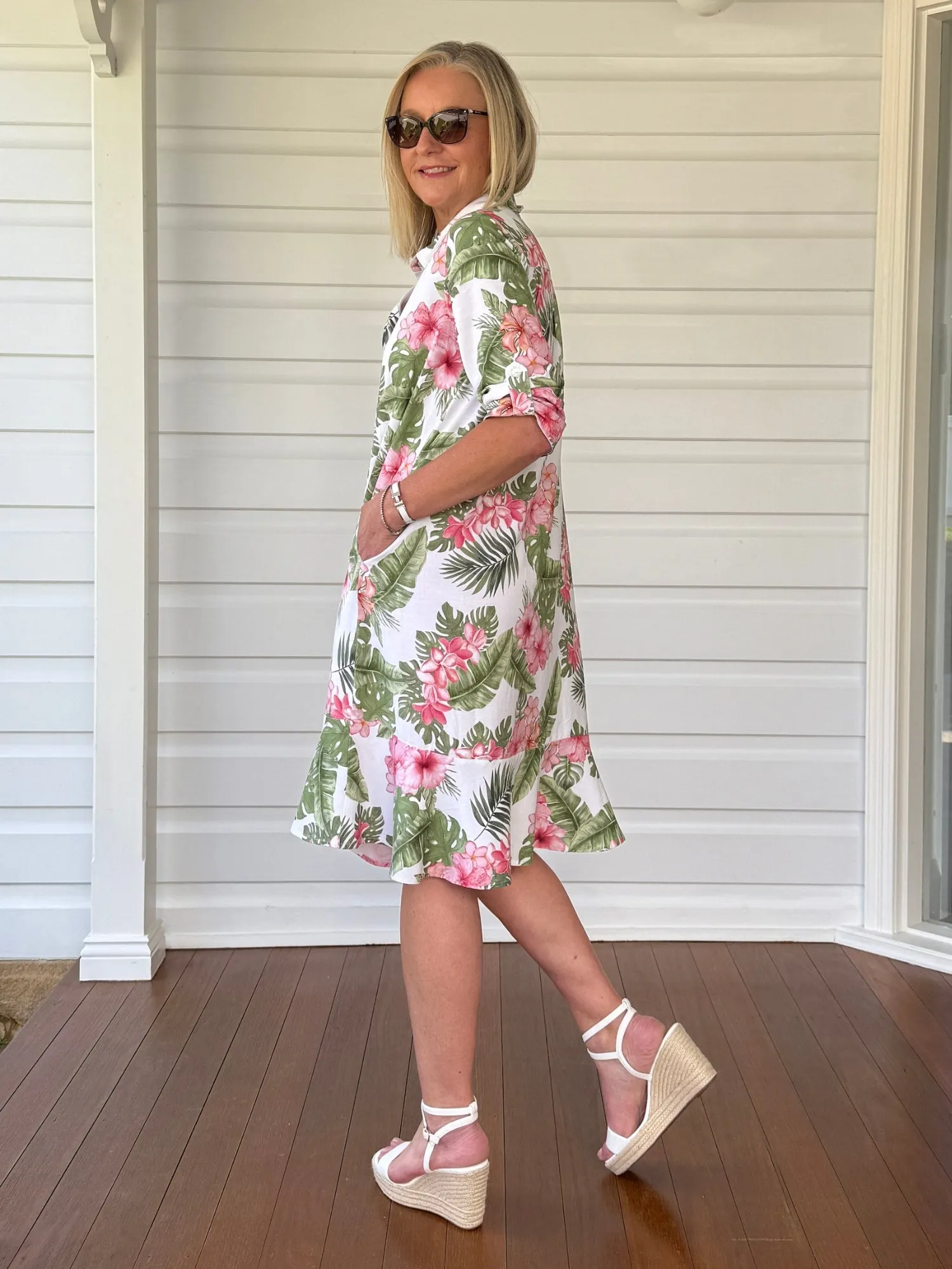 Caledonia Floral Print Dress - Multi sold by RC & Co product image thumbnail 2