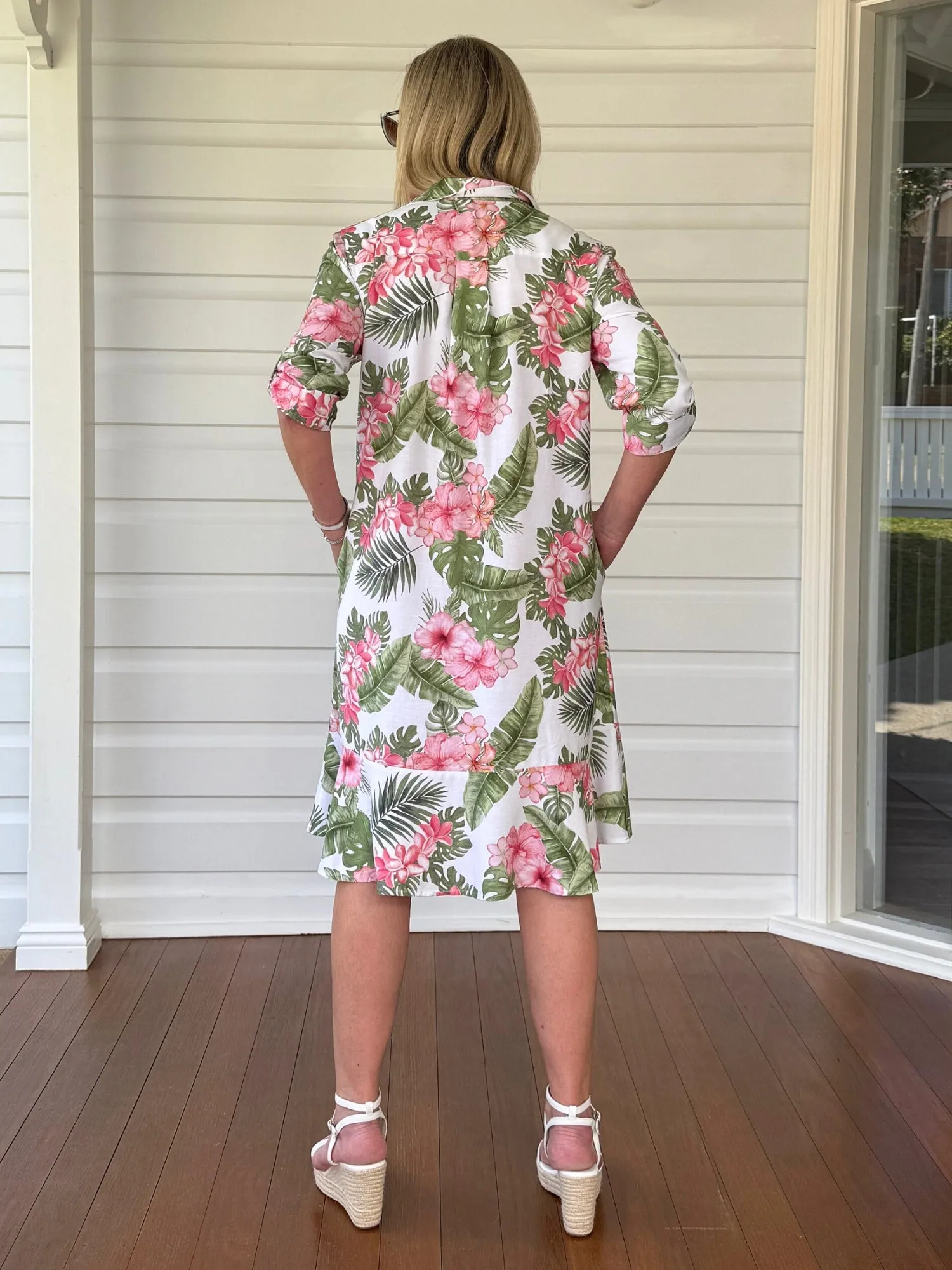 Caledonia Floral Print Dress - Multi sold by RC & Co product image thumbnail 5