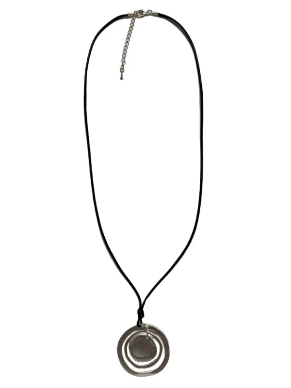 Necklace 3 Silver Circle - Silver sold by RC & Co