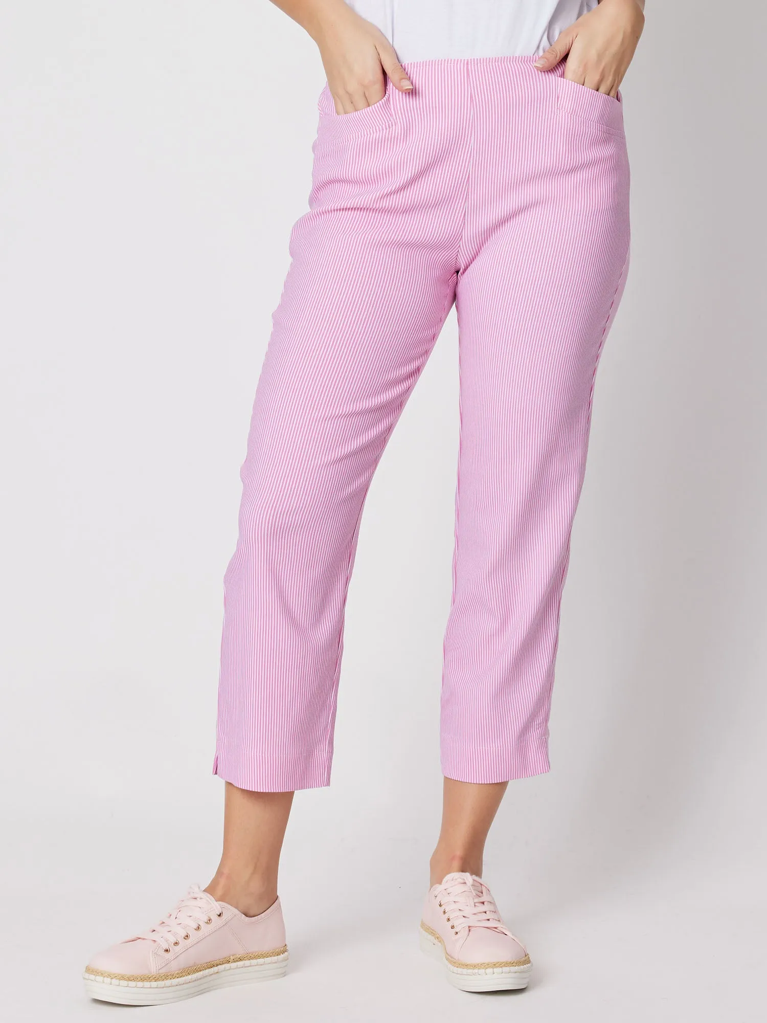 Stripe Stretch Pant - Pink sold by RC & Co