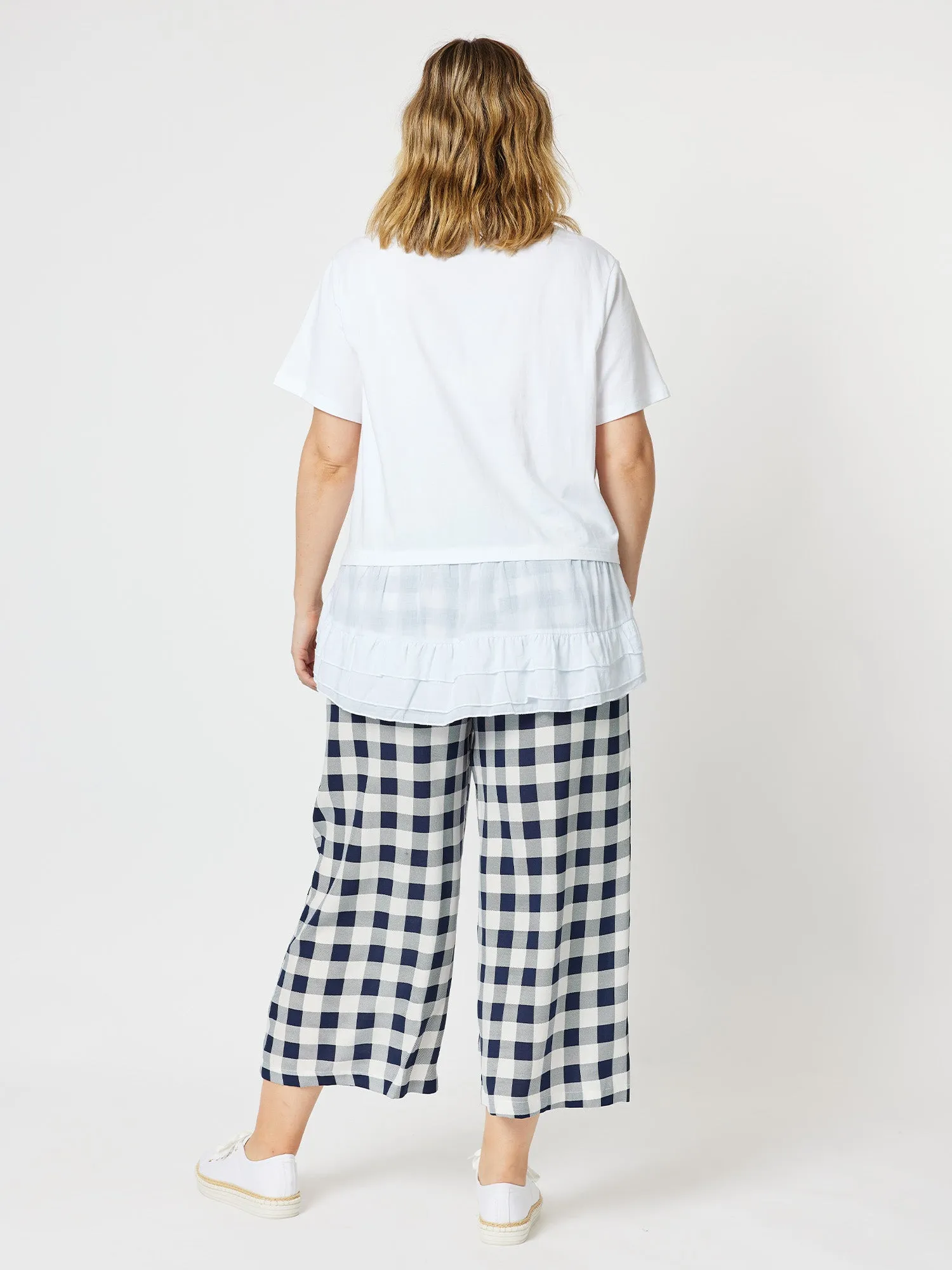 High Low Ruffle Tee - White sold by RC & Co product image thumbnail 4