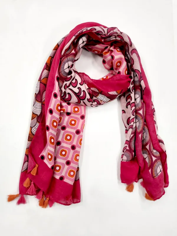 Wave Scarf - PINK sold by RC & Co