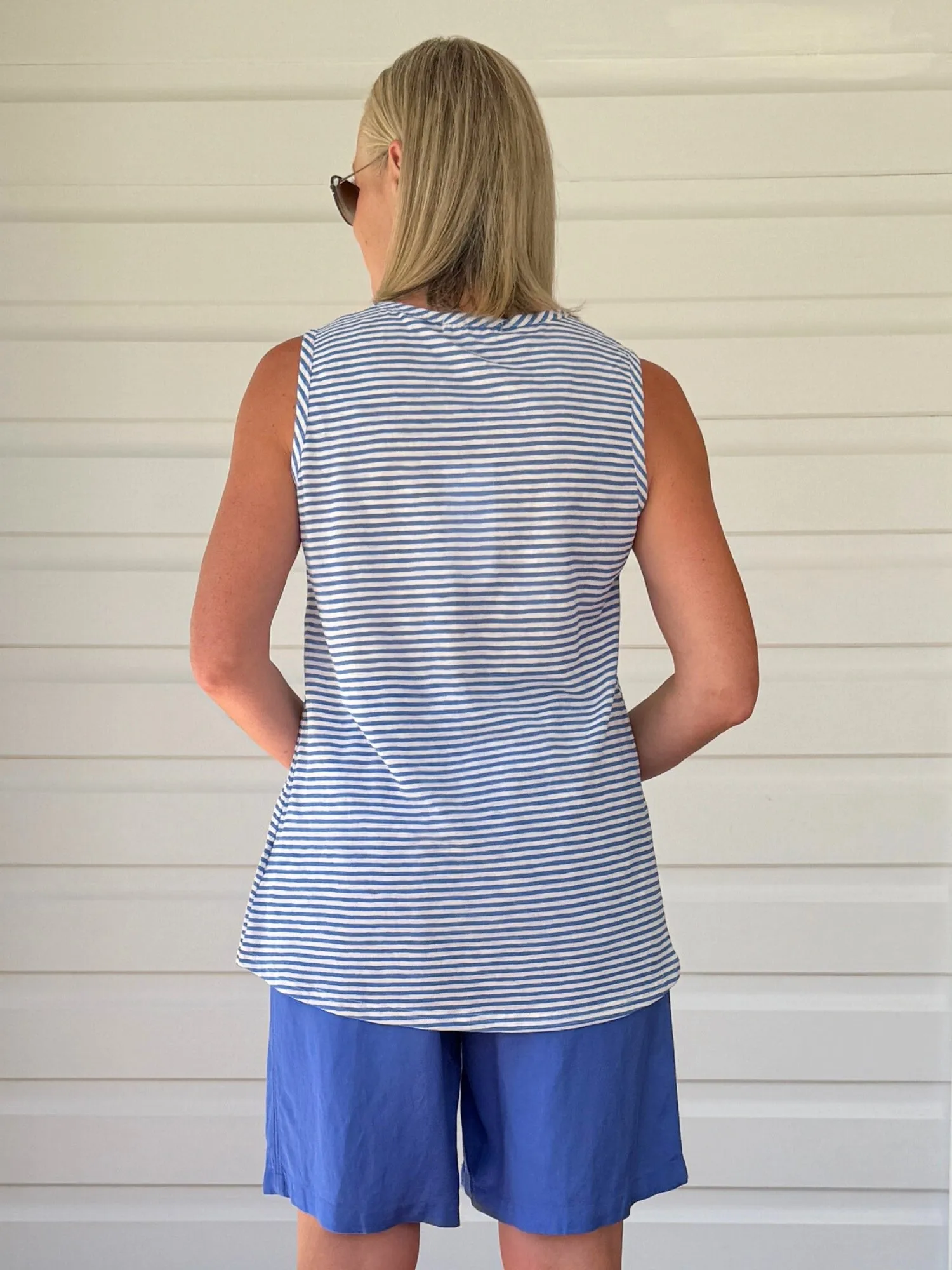 Stripe Cami - Blue sold by RC & Co product image thumbnail 4