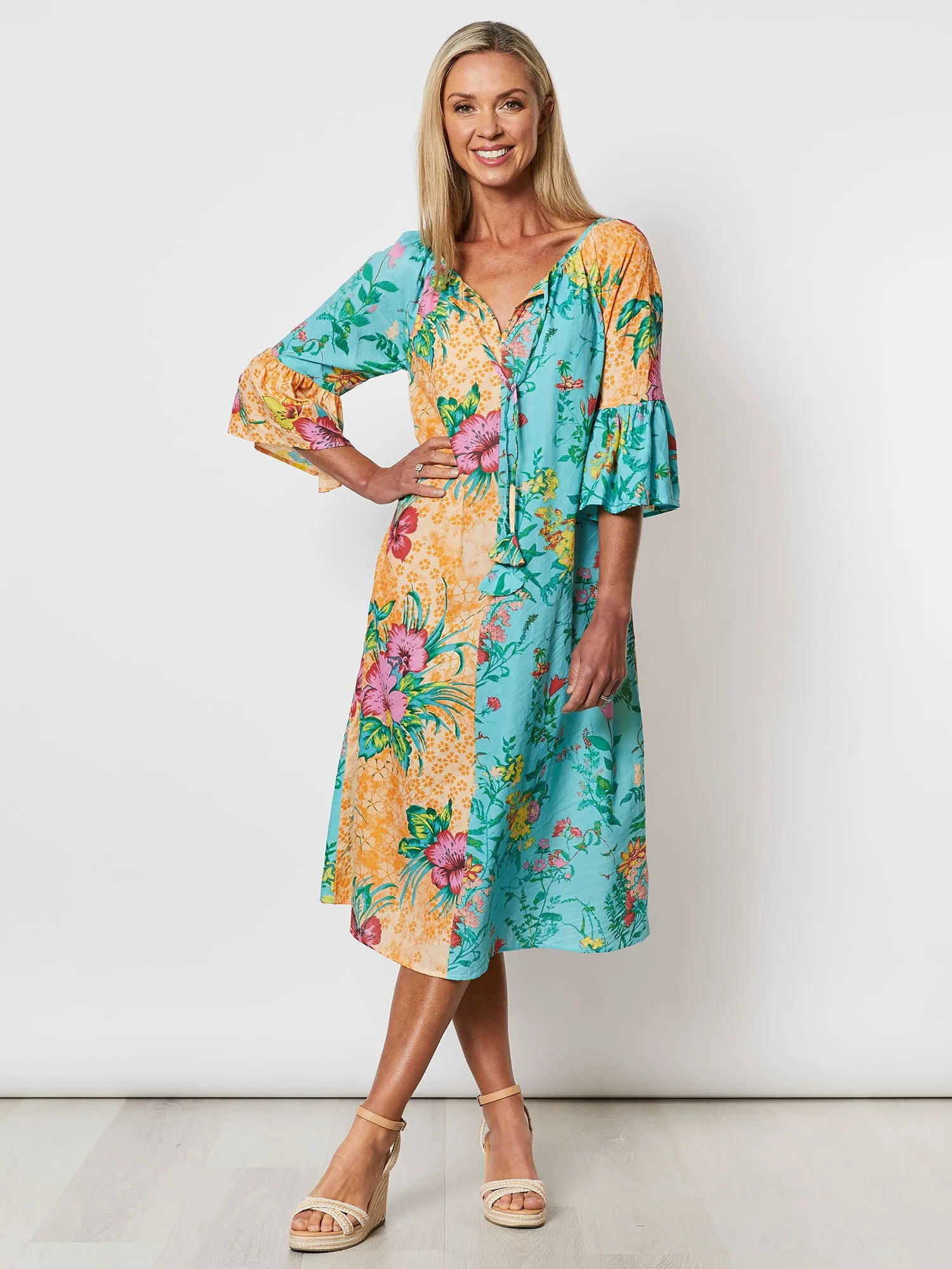 Hawaii Print Dress - Multi sold by RC & Co