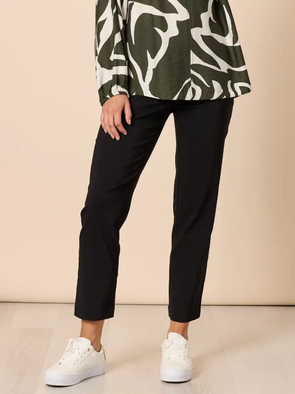 Evie Stretch Straight Leg Pant - Black sold by RC & Co