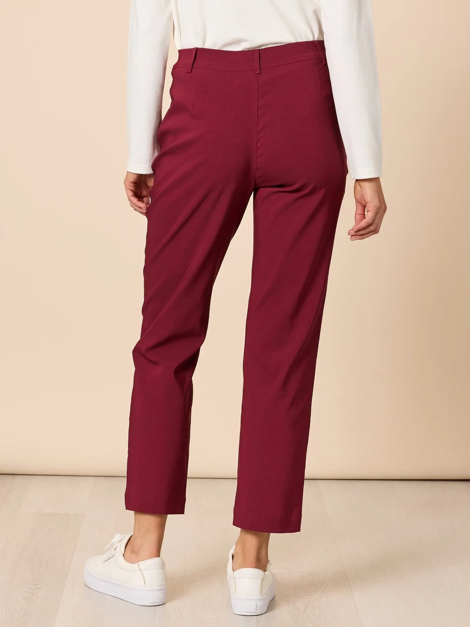 Evie Stretch Straight Leg Pant - Shiraz sold by RC & Co product image thumbnail 4