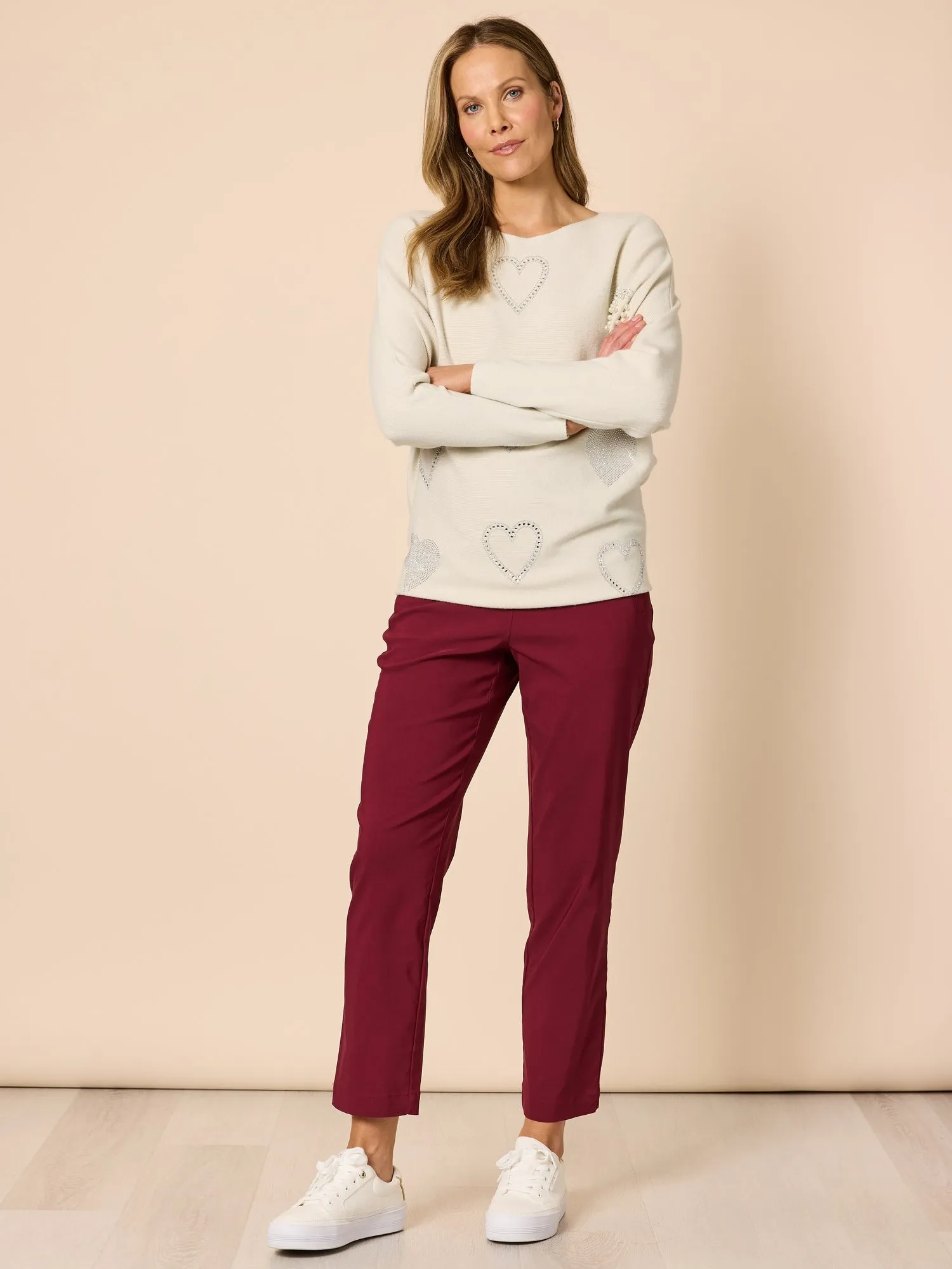 Evie Stretch Straight Leg Pant - Shiraz sold by RC & Co product image thumbnail 2