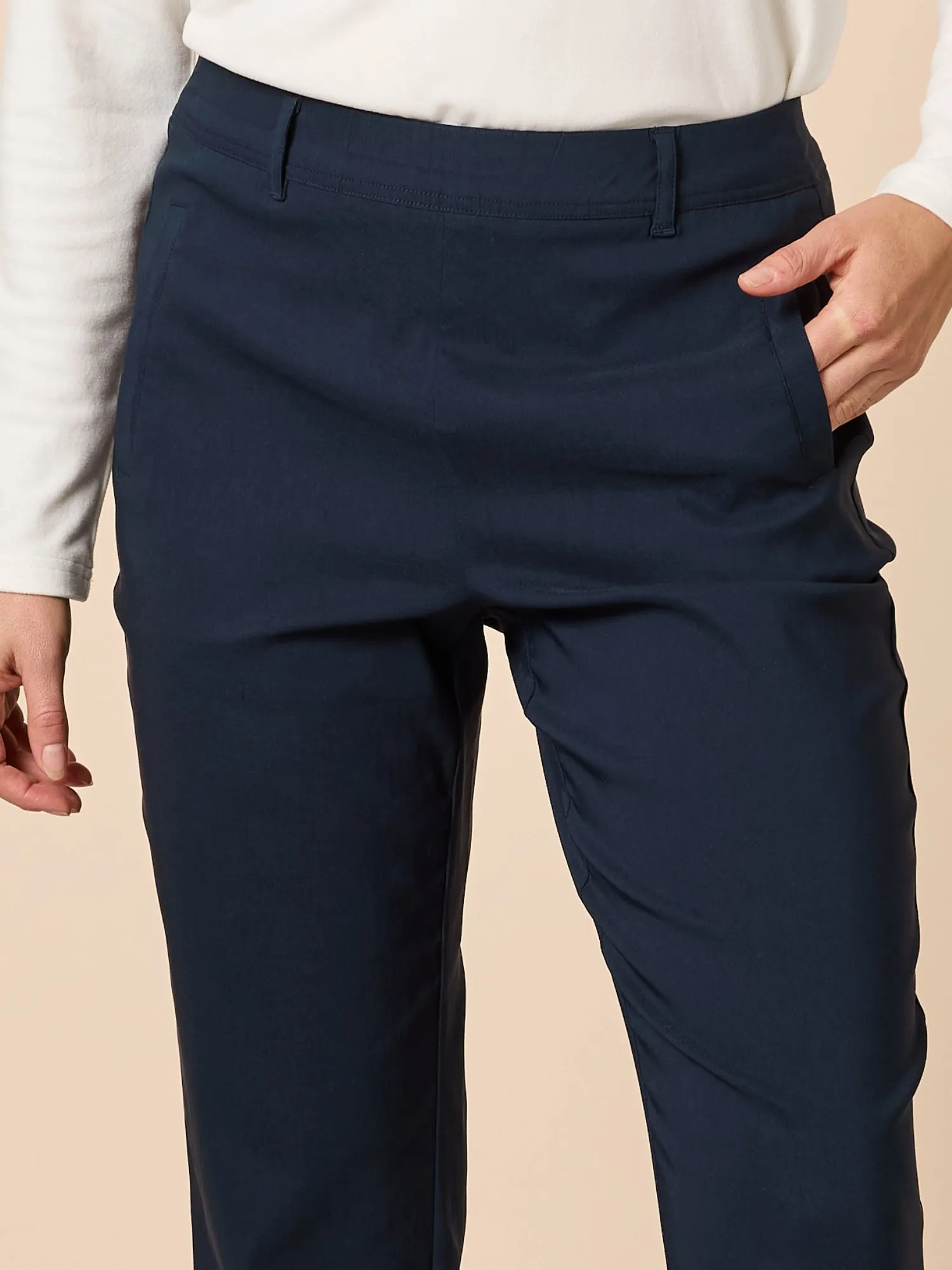 Evie Stretch Pant - Navy sold by RC & Co product image thumbnail 5