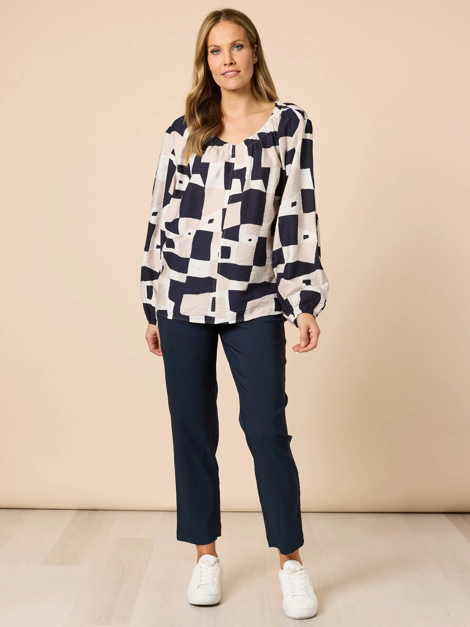 Evie Stretch Pant - Navy sold by RC & Co product image thumbnail 2