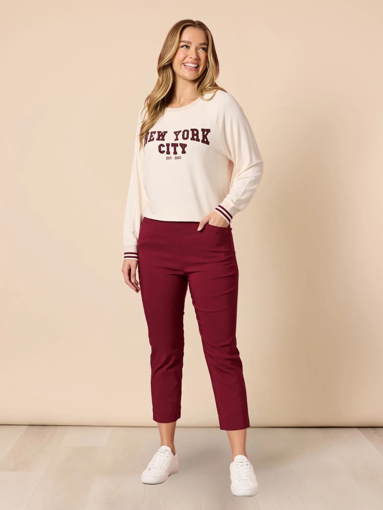 Zara Stretch Pant - Shiraz sold by RC & Co product image thumbnail 2
